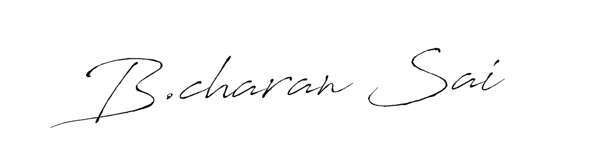 Design your own signature with our free online signature maker. With this signature software, you can create a handwritten (Antro_Vectra) signature for name B.charan Sai. B.charan Sai signature style 6 images and pictures png