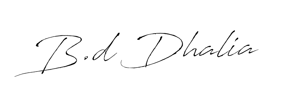 Best and Professional Signature Style for B.d Dhalia. Antro_Vectra Best Signature Style Collection. B.d Dhalia signature style 6 images and pictures png