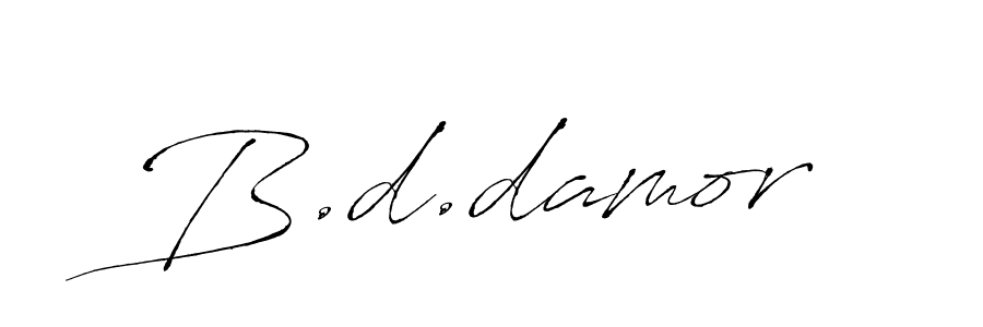 How to Draw B.d.damor signature style? Antro_Vectra is a latest design signature styles for name B.d.damor. B.d.damor signature style 6 images and pictures png