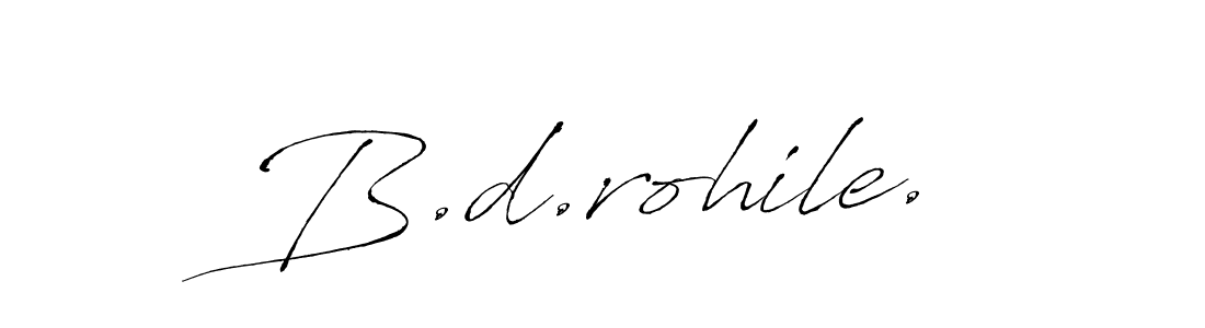 It looks lik you need a new signature style for name B.d.rohile.. Design unique handwritten (Antro_Vectra) signature with our free signature maker in just a few clicks. B.d.rohile. signature style 6 images and pictures png