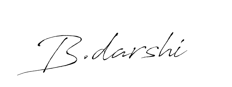 The best way (Antro_Vectra) to make a short signature is to pick only two or three words in your name. The name B.darshi include a total of six letters. For converting this name. B.darshi signature style 6 images and pictures png