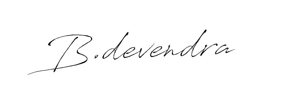 How to make B.devendra name signature. Use Antro_Vectra style for creating short signs online. This is the latest handwritten sign. B.devendra signature style 6 images and pictures png