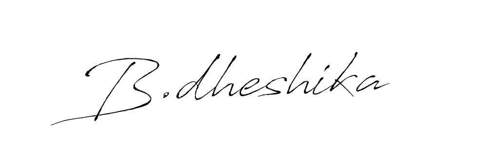 You can use this online signature creator to create a handwritten signature for the name B.dheshika. This is the best online autograph maker. B.dheshika signature style 6 images and pictures png