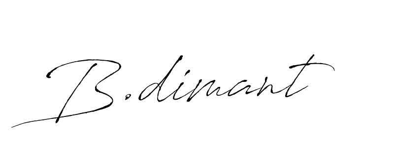 The best way (Antro_Vectra) to make a short signature is to pick only two or three words in your name. The name B.dimant include a total of six letters. For converting this name. B.dimant signature style 6 images and pictures png