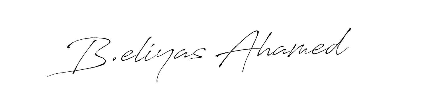 You can use this online signature creator to create a handwritten signature for the name B.eliyas Ahamed. This is the best online autograph maker. B.eliyas Ahamed signature style 6 images and pictures png