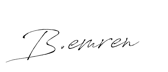 How to Draw B.emren signature style? Antro_Vectra is a latest design signature styles for name B.emren. B.emren signature style 6 images and pictures png