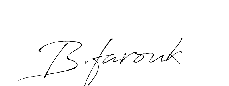 Also we have B.farouk name is the best signature style. Create professional handwritten signature collection using Antro_Vectra autograph style. B.farouk signature style 6 images and pictures png