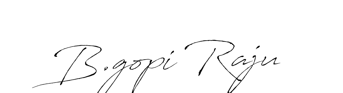 Also we have B.gopi Raju name is the best signature style. Create professional handwritten signature collection using Antro_Vectra autograph style. B.gopi Raju signature style 6 images and pictures png