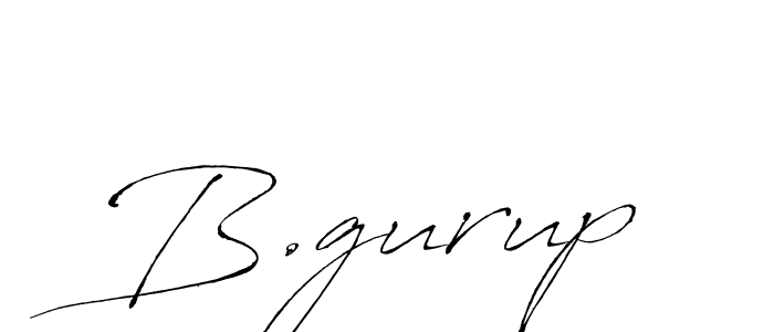 How to make B.gurup name signature. Use Antro_Vectra style for creating short signs online. This is the latest handwritten sign. B.gurup signature style 6 images and pictures png
