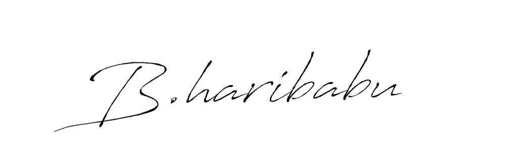 You should practise on your own different ways (Antro_Vectra) to write your name (B.haribabu) in signature. don't let someone else do it for you. B.haribabu signature style 6 images and pictures png