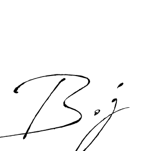 How to make B.j name signature. Use Antro_Vectra style for creating short signs online. This is the latest handwritten sign. B.j signature style 6 images and pictures png