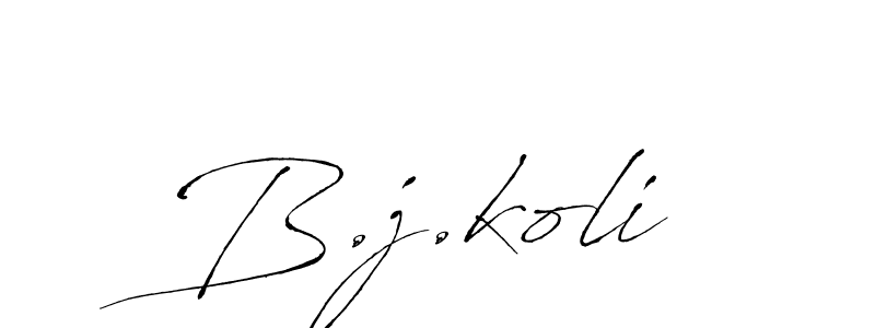 if you are searching for the best signature style for your name B.j.koli. so please give up your signature search. here we have designed multiple signature styles  using Antro_Vectra. B.j.koli signature style 6 images and pictures png