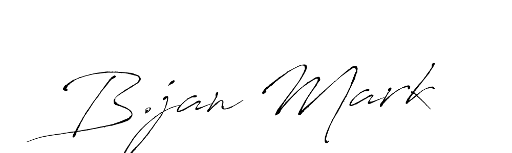 Create a beautiful signature design for name B.jan Mark. With this signature (Antro_Vectra) fonts, you can make a handwritten signature for free. B.jan Mark signature style 6 images and pictures png