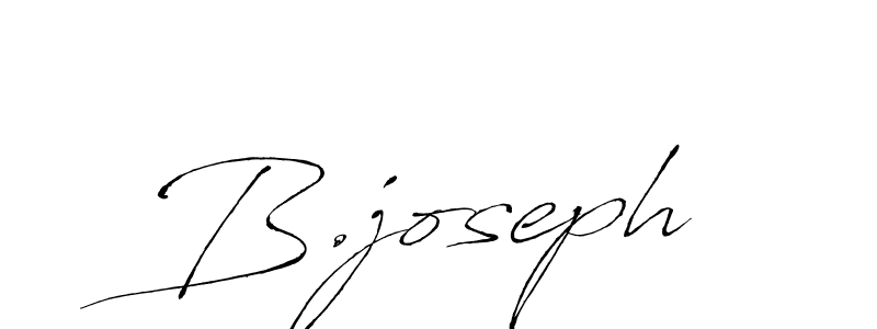 Make a beautiful signature design for name B.joseph. With this signature (Antro_Vectra) style, you can create a handwritten signature for free. B.joseph signature style 6 images and pictures png