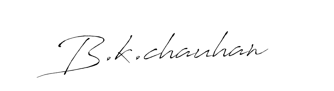 Design your own signature with our free online signature maker. With this signature software, you can create a handwritten (Antro_Vectra) signature for name B.k.chauhan. B.k.chauhan signature style 6 images and pictures png