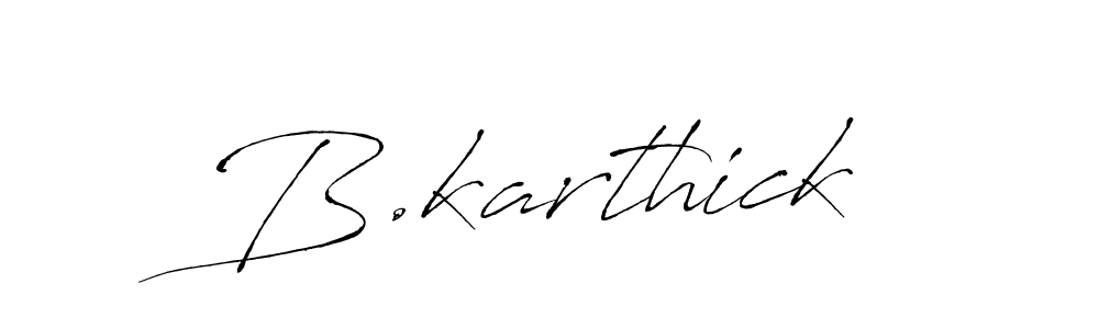 This is the best signature style for the B.karthick name. Also you like these signature font (Antro_Vectra). Mix name signature. B.karthick signature style 6 images and pictures png