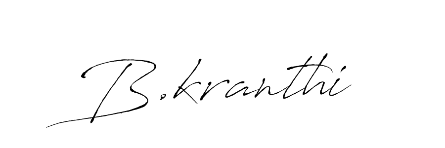 Use a signature maker to create a handwritten signature online. With this signature software, you can design (Antro_Vectra) your own signature for name B.kranthi. B.kranthi signature style 6 images and pictures png