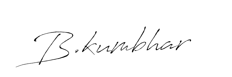 How to Draw B.kumbhar signature style? Antro_Vectra is a latest design signature styles for name B.kumbhar. B.kumbhar signature style 6 images and pictures png