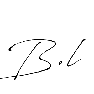 Make a beautiful signature design for name B.l. With this signature (Antro_Vectra) style, you can create a handwritten signature for free. B.l signature style 6 images and pictures png