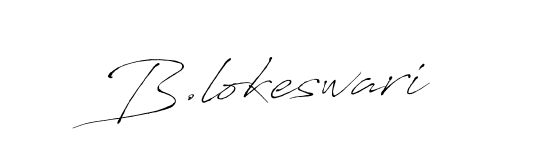 Similarly Antro_Vectra is the best handwritten signature design. Signature creator online .You can use it as an online autograph creator for name B.lokeswari. B.lokeswari signature style 6 images and pictures png