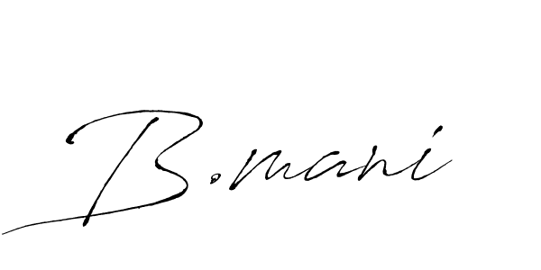 The best way (Antro_Vectra) to make a short signature is to pick only two or three words in your name. The name B.mani include a total of six letters. For converting this name. B.mani signature style 6 images and pictures png