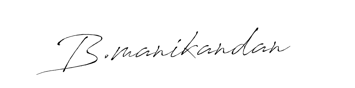 Antro_Vectra is a professional signature style that is perfect for those who want to add a touch of class to their signature. It is also a great choice for those who want to make their signature more unique. Get B.manikandan name to fancy signature for free. B.manikandan signature style 6 images and pictures png