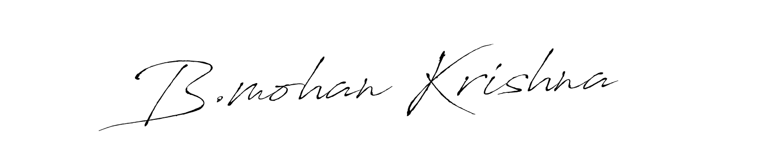 How to Draw B.mohan Krishna signature style? Antro_Vectra is a latest design signature styles for name B.mohan Krishna. B.mohan Krishna signature style 6 images and pictures png