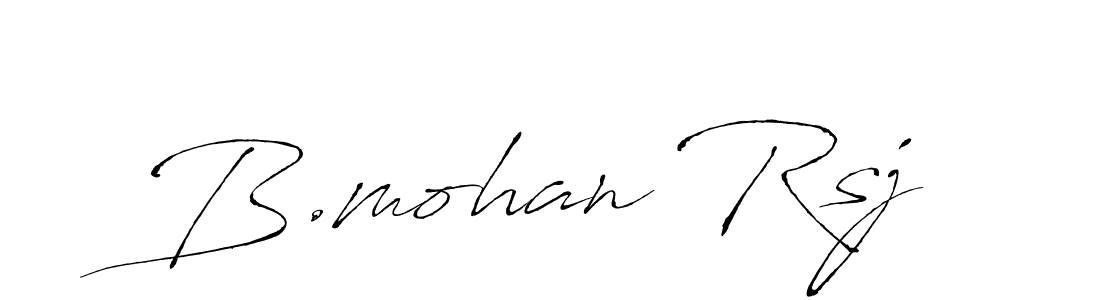 Also You can easily find your signature by using the search form. We will create B.mohan Rsj name handwritten signature images for you free of cost using Antro_Vectra sign style. B.mohan Rsj signature style 6 images and pictures png