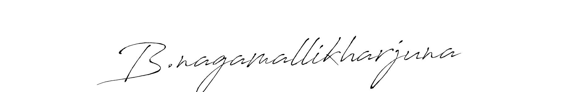 How to make B.nagamallikharjuna name signature. Use Antro_Vectra style for creating short signs online. This is the latest handwritten sign. B.nagamallikharjuna signature style 6 images and pictures png