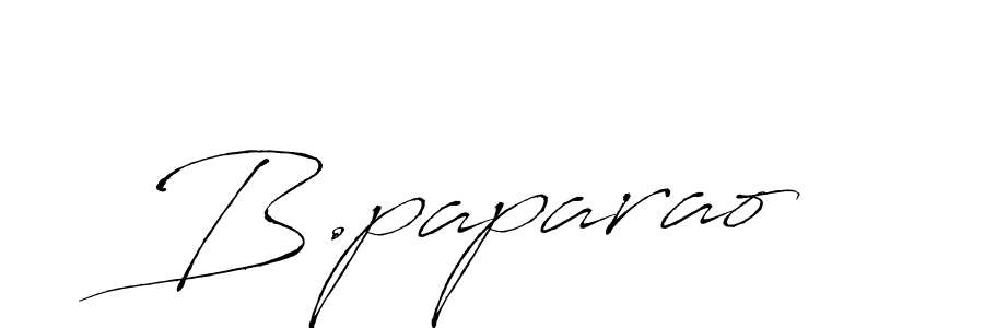 You should practise on your own different ways (Antro_Vectra) to write your name (B.paparao) in signature. don't let someone else do it for you. B.paparao signature style 6 images and pictures png