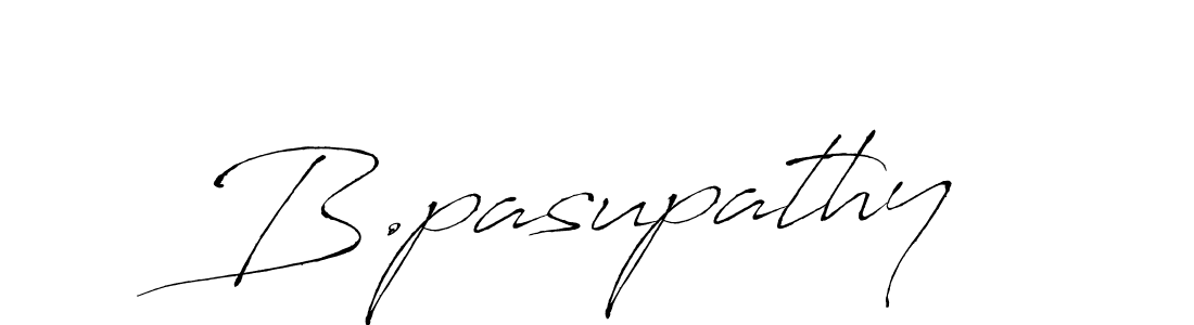 How to make B.pasupathy name signature. Use Antro_Vectra style for creating short signs online. This is the latest handwritten sign. B.pasupathy signature style 6 images and pictures png