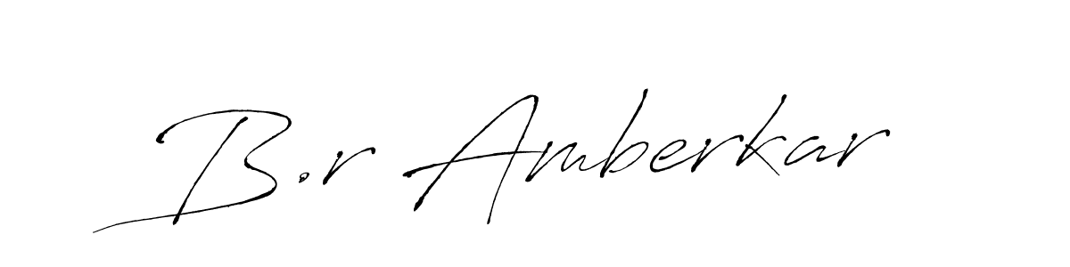 B.r Amberkar stylish signature style. Best Handwritten Sign (Antro_Vectra) for my name. Handwritten Signature Collection Ideas for my name B.r Amberkar. B.r Amberkar signature style 6 images and pictures png