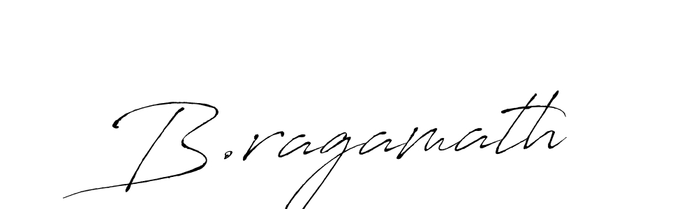 The best way (Antro_Vectra) to make a short signature is to pick only two or three words in your name. The name B.ragamath include a total of six letters. For converting this name. B.ragamath signature style 6 images and pictures png