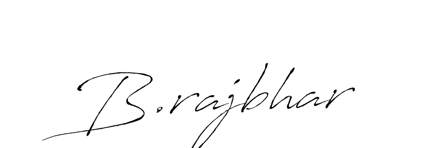 B.rajbhar stylish signature style. Best Handwritten Sign (Antro_Vectra) for my name. Handwritten Signature Collection Ideas for my name B.rajbhar. B.rajbhar signature style 6 images and pictures png