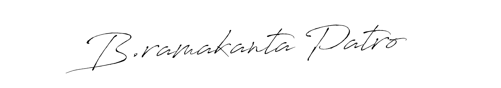 Once you've used our free online signature maker to create your best signature Antro_Vectra style, it's time to enjoy all of the benefits that B.ramakanta Patro name signing documents. B.ramakanta Patro signature style 6 images and pictures png