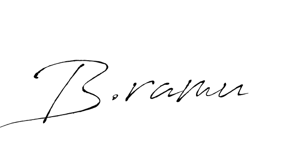 Make a beautiful signature design for name B.ramu. Use this online signature maker to create a handwritten signature for free. B.ramu signature style 6 images and pictures png
