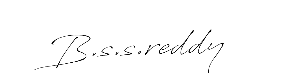 Create a beautiful signature design for name B.s.s.reddy. With this signature (Antro_Vectra) fonts, you can make a handwritten signature for free. B.s.s.reddy signature style 6 images and pictures png