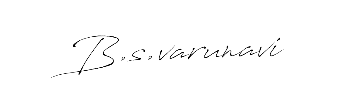 You should practise on your own different ways (Antro_Vectra) to write your name (B.s.varunavi) in signature. don't let someone else do it for you. B.s.varunavi signature style 6 images and pictures png