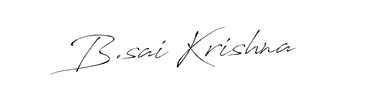 Also we have B.sai Krishna name is the best signature style. Create professional handwritten signature collection using Antro_Vectra autograph style. B.sai Krishna signature style 6 images and pictures png