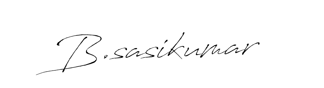 This is the best signature style for the B.sasikumar name. Also you like these signature font (Antro_Vectra). Mix name signature. B.sasikumar signature style 6 images and pictures png