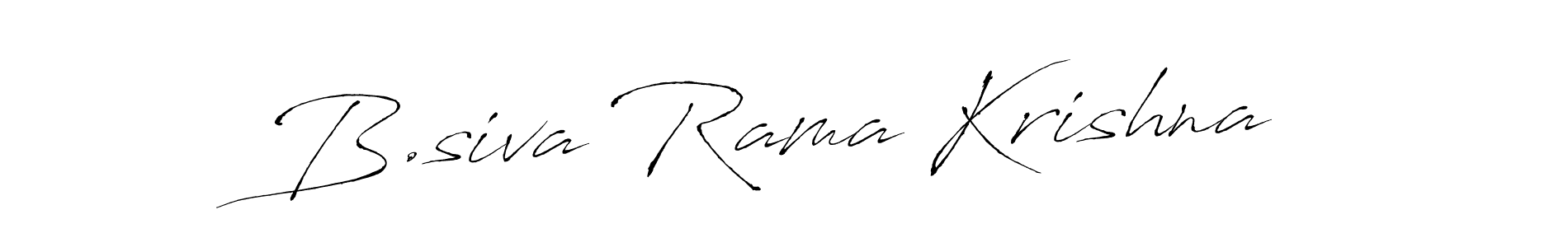 Make a short B.siva Rama Krishna signature style. Manage your documents anywhere anytime using Antro_Vectra. Create and add eSignatures, submit forms, share and send files easily. B.siva Rama Krishna signature style 6 images and pictures png