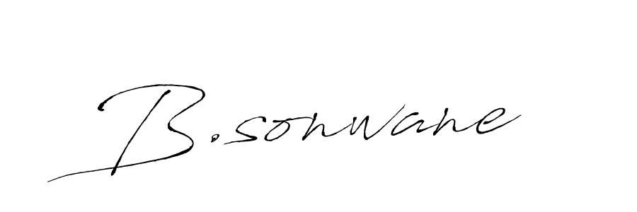 You should practise on your own different ways (Antro_Vectra) to write your name (B.sonwane) in signature. don't let someone else do it for you. B.sonwane signature style 6 images and pictures png