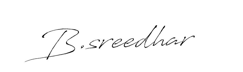 This is the best signature style for the B.sreedhar name. Also you like these signature font (Antro_Vectra). Mix name signature. B.sreedhar signature style 6 images and pictures png