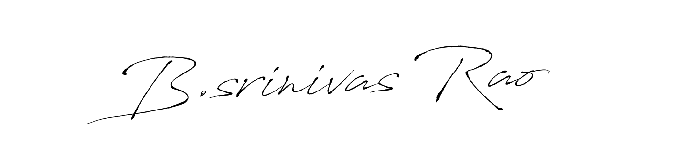 This is the best signature style for the B.srinivas Rao name. Also you like these signature font (Antro_Vectra). Mix name signature. B.srinivas Rao signature style 6 images and pictures png