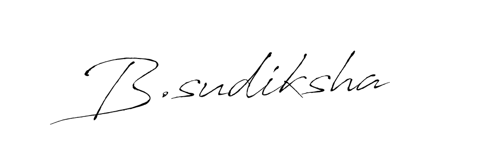 It looks lik you need a new signature style for name B.sudiksha. Design unique handwritten (Antro_Vectra) signature with our free signature maker in just a few clicks. B.sudiksha signature style 6 images and pictures png