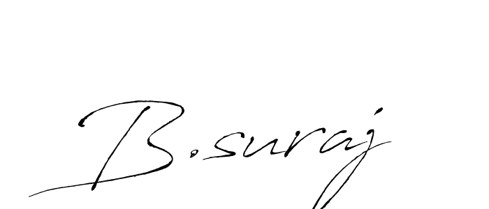 How to Draw B.suraj signature style? Antro_Vectra is a latest design signature styles for name B.suraj. B.suraj signature style 6 images and pictures png