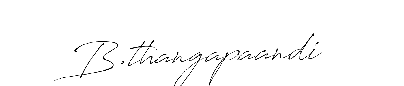 Also we have B.thangapaandi name is the best signature style. Create professional handwritten signature collection using Antro_Vectra autograph style. B.thangapaandi signature style 6 images and pictures png