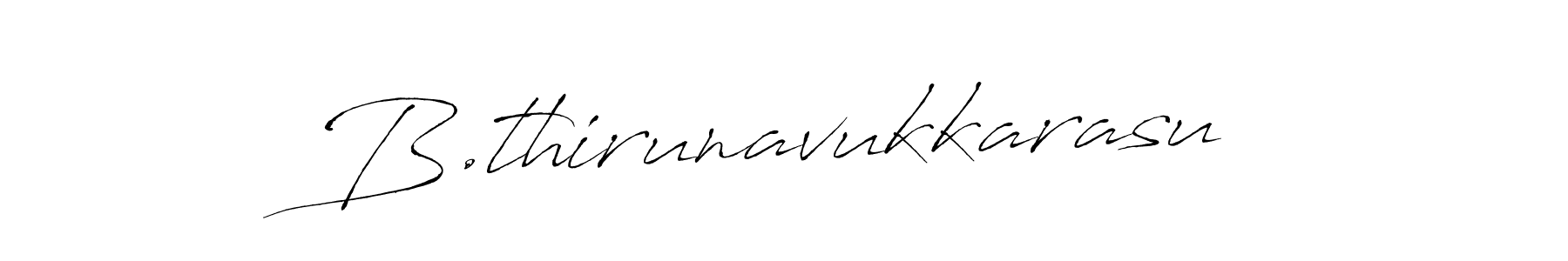 Create a beautiful signature design for name B.thirunavukkarasu. With this signature (Antro_Vectra) fonts, you can make a handwritten signature for free. B.thirunavukkarasu signature style 6 images and pictures png