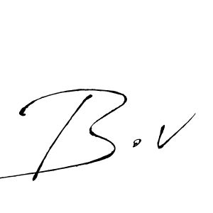 It looks lik you need a new signature style for name B.v. Design unique handwritten (Antro_Vectra) signature with our free signature maker in just a few clicks. B.v signature style 6 images and pictures png
