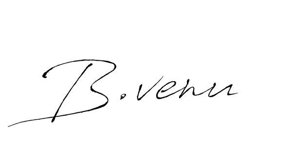 Use a signature maker to create a handwritten signature online. With this signature software, you can design (Antro_Vectra) your own signature for name B.venu. B.venu signature style 6 images and pictures png